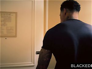 BLACKEDRAW Out Of Town girlfriend Cheats With big black cock After struggling With bf